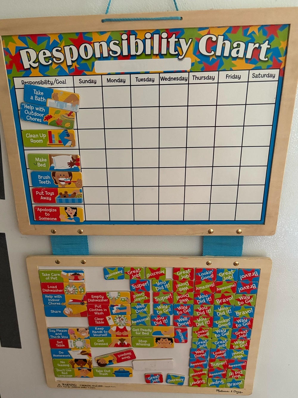 Melissa & Doug Responsibility Chart